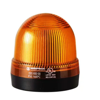 24VDC Vilkkuvalo Keltainen 