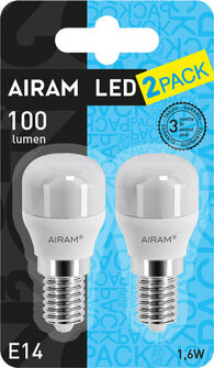 Airam LED 1.6W E14 2-pack