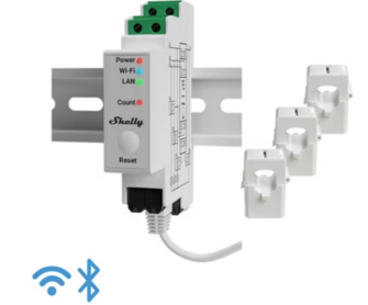 ENERGIAMITTARI SHELLY PRO 3EM DIN, 3x120A WIFI