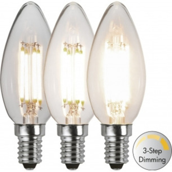 Star Trading LED-lamppu E14 3-portainen 3000K 470lm