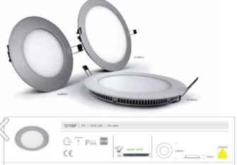 Led alasvalo 6W IP44 VAL / HOP