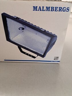 1500W  Malmbergs halogeenivalaisin 230V 50Hz R7s