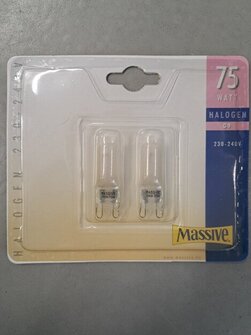 Massive 75W G9 230V Halogeeni