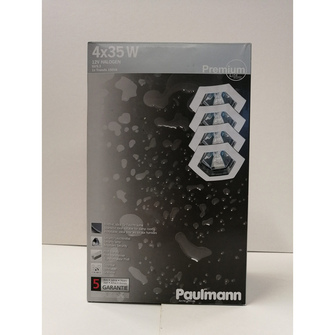 Paulman spottivalot 4-osainen 4 x 35W WH