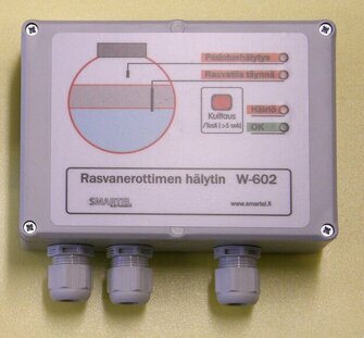 Rasvanerottimen hälytin