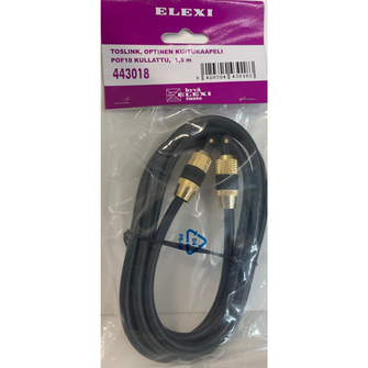 Elexi Toslink optinen kuitukaapeli 1.5m