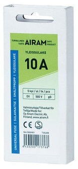Tulppasulake Airam 10A