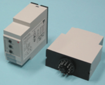 Työ-/taukorele 11-nap. relekantaan 24Vdc/24-240Vac