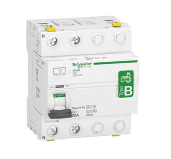Vikavirtasuojakytkin 2-nap B-tyyppi Schneider electric