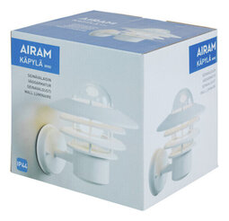 Airam Käpylä Mini seinävalaisin IP44 E27 WH 