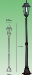 Airam Kartano pihapiirivalaisin 1850mm VAL
