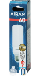 Airam tuubilamppu E27 806 / 1055 lumen