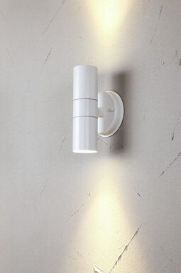  Alppila Double IP44 2XGU10 WH 