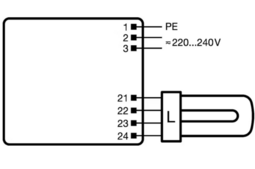 ELEKTRONINEN LIITÄNTÄLAITE QTP-M 1x26-42/220-240 S