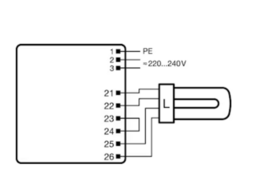 ELEKTRONINEN LIITÄNTÄLAITE QTP-M 2X26-32/220-240 S