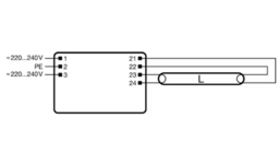 ELEKTRONINEN LIITÄNTÄLAITE QTP5 1x14-35 230-240V