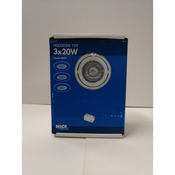 Spottivalot 3 x 20W WH