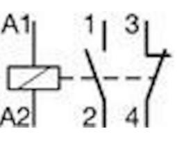 VÄLIRELE HAGER ERC218 1s+1a 16A k.230V
