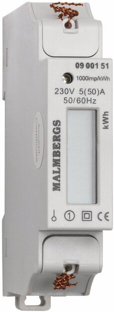 1-vaiheinen kWh mittari MB