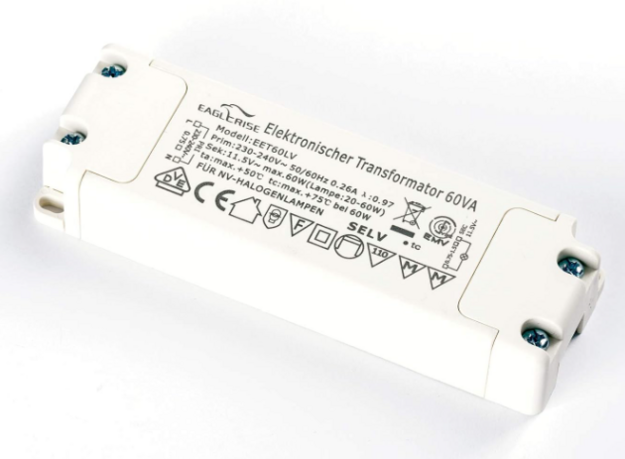 12Vac halogen muuntaja 20-60W 