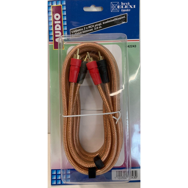 Audio RCA-RCA plugi johto 3m