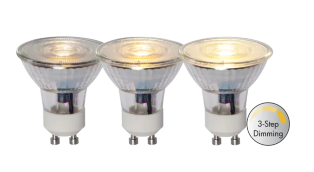 GU10 3-step DIM LED 4,4W 3000K 350lm