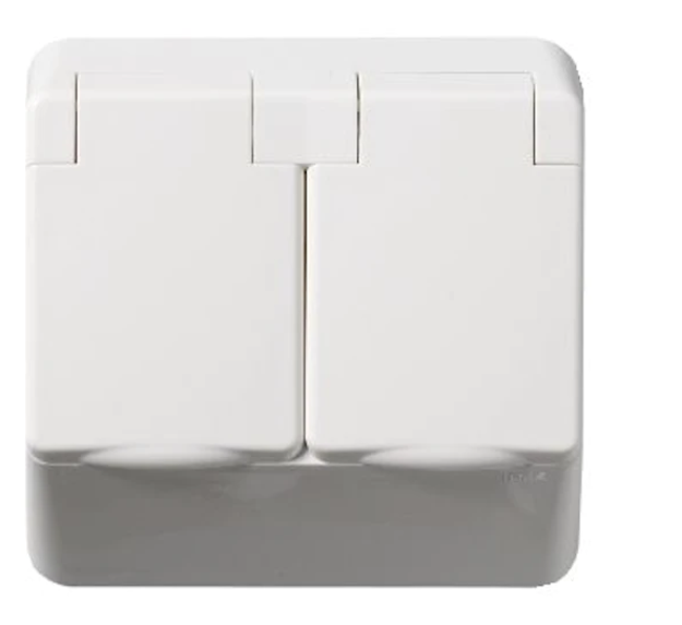 Uppoasennettavat pistorasiat Artic IP44 2-os VAL / HAR